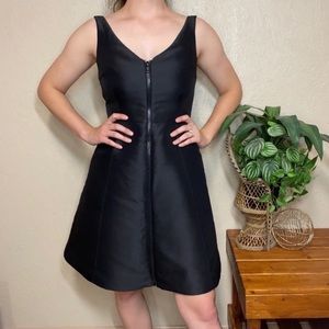 Kate Spade Drive Right Black Zipper Front Dress